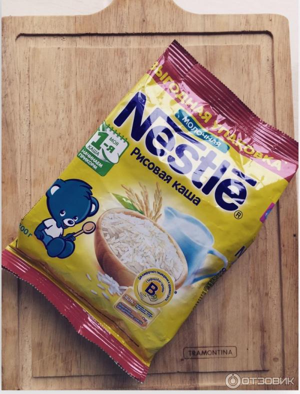 Рисовая каша Nestle фото