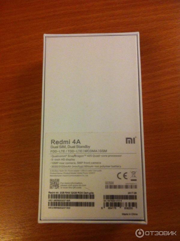 Смартфон Xiaomi Redmi 4A фото