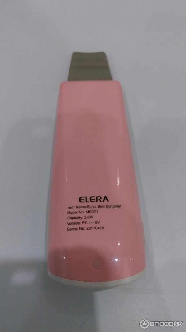 Аппарат для ультразвуковой чистки лица Elera Ultrasonic Skin Scrubber MSC01 фото