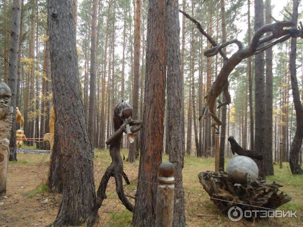 Парк деревянных скульптур Лукоморье, Савватеевка фото