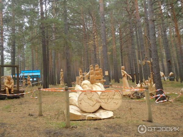 Парк деревянных скульптур Лукоморье, Савватеевка фото