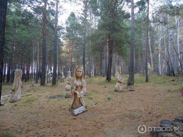 Парк деревянных скульптур Лукоморье, Савватеевка фото