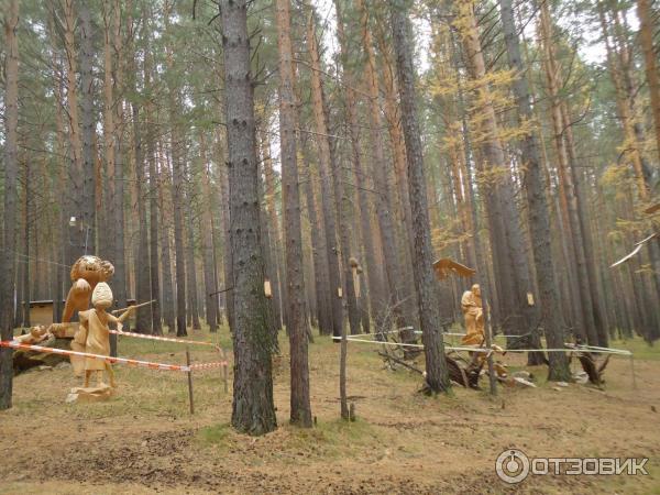 Парк деревянных скульптур Лукоморье, Савватеевка фото