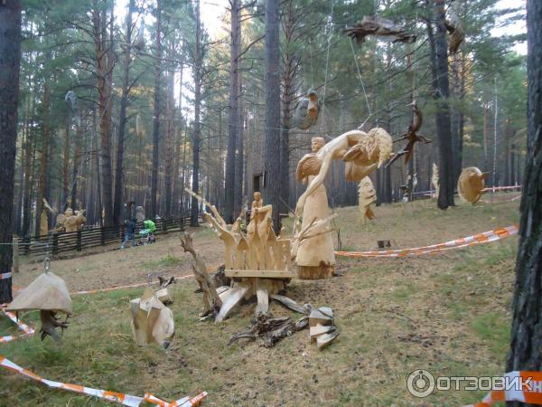 Парк деревянных скульптур Лукоморье, Савватеевка фото