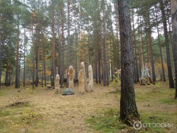 Парк деревянных скульптур Лукоморье, Савватеевка фото