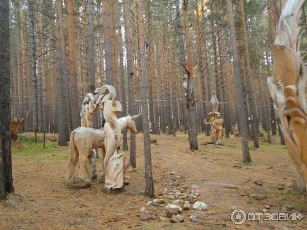 Парк деревянных скульптур Лукоморье, Савватеевка фото