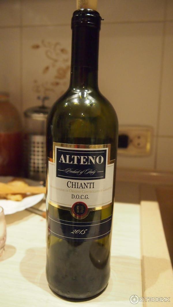 Вино красное сухое CHIANTI Alteno фото