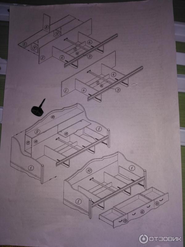 Детская кровать иллюзия как собрать