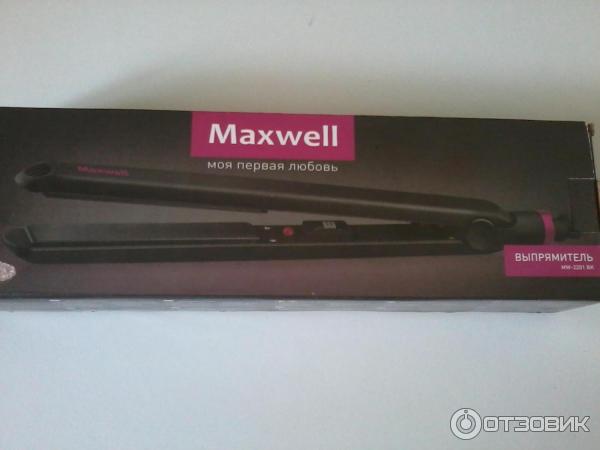 Выпрямитель для волос Maxwell MW-2201 BK фото