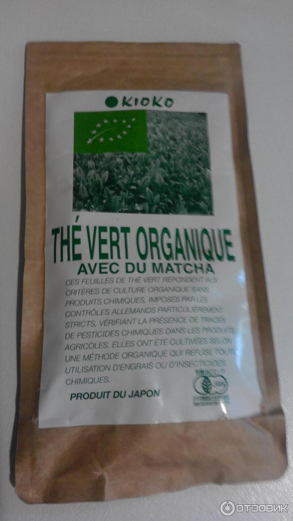 Чай зеленый The vert organique avec du matcha фото