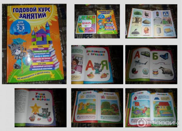 Книга Годовой курс занятий для детей 2-3 лет - издательство Эксмо фото