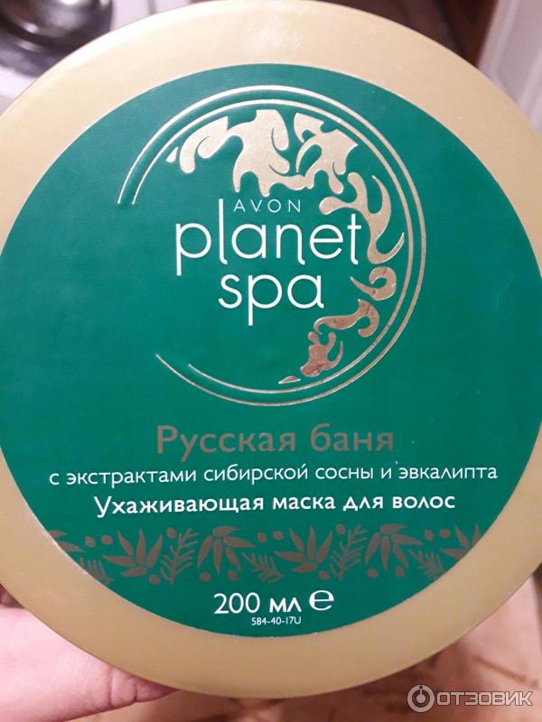 Ухаживающая маска для волос Avon Planet Spa Русская баня фото