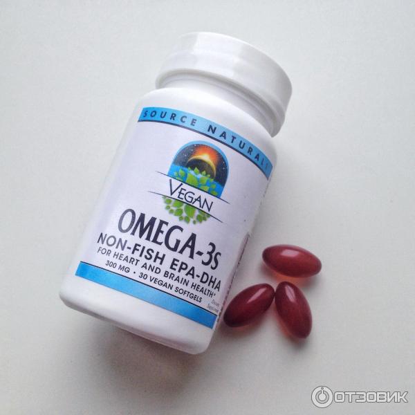 Витамины omega-3 source naturals vegan epa-dha фото