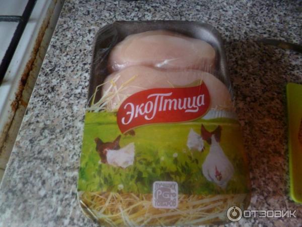 Продукты экоптица липецк фото упаковки Отзыв о Филе без кожи цыпленка-бройлера охлажденное "Экоптица" Нежное и вкусное