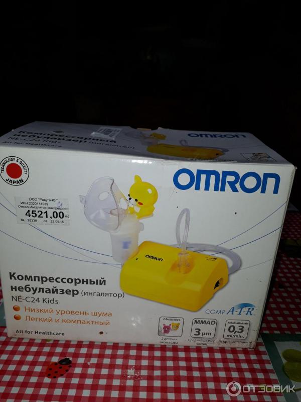 Компрессорный небулайзер (ингалятор) Omron NE-C24 Kids фото