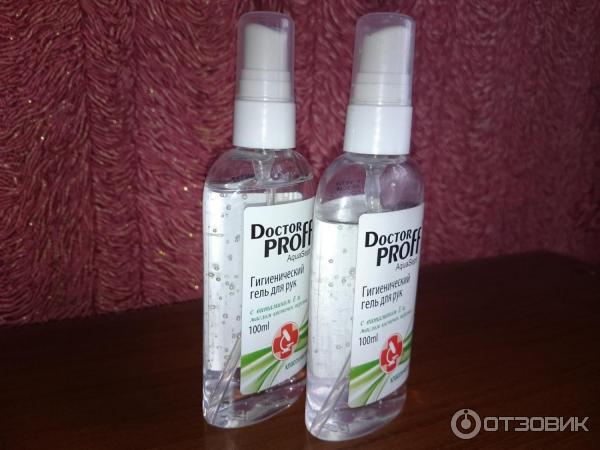 Гигиенические гели для рук Doctor Proff AquaSept фото