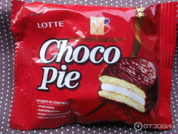 Печенье Lotte Choco Pie фото