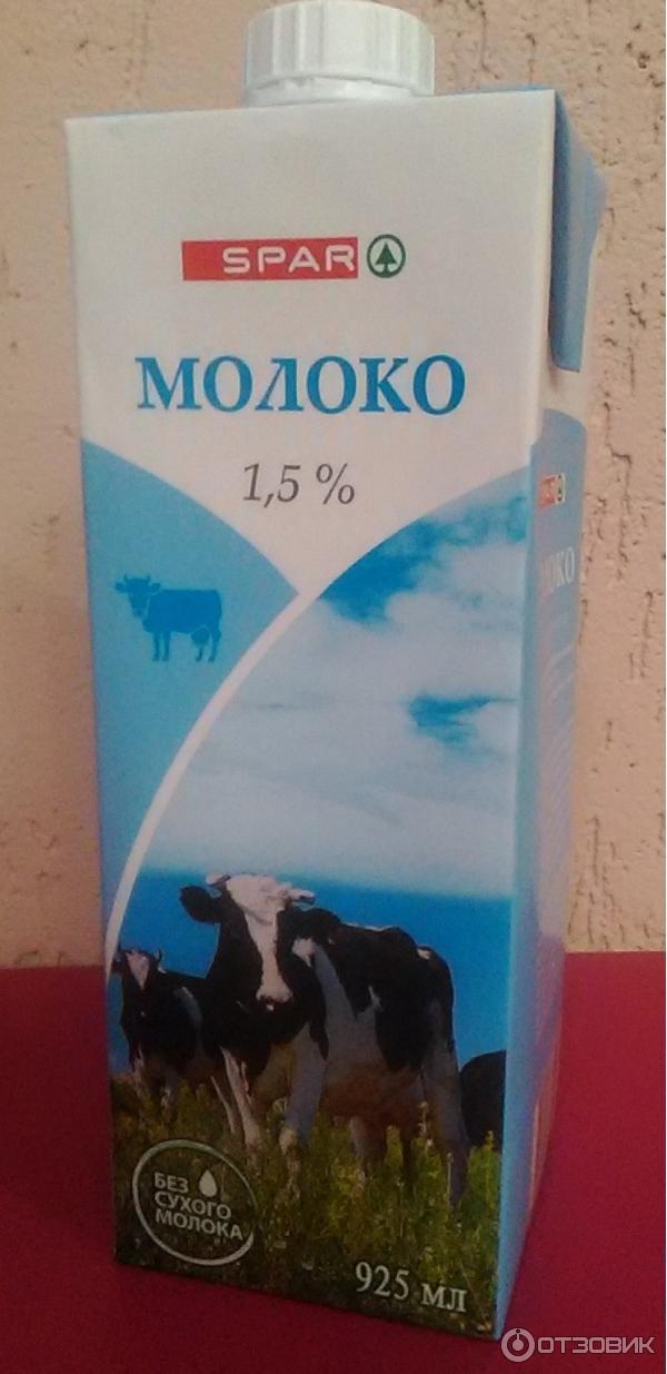 Молоко ультрапастеризованное SPAR 1,5 % фото