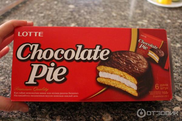 Печенье Lotte Choco Pie фото