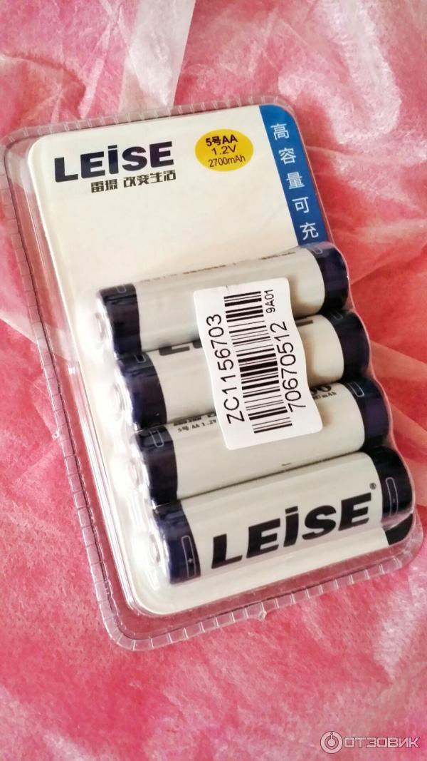 Аккумуляторные батареи Leise AA NI-MH 2700 mAh фото