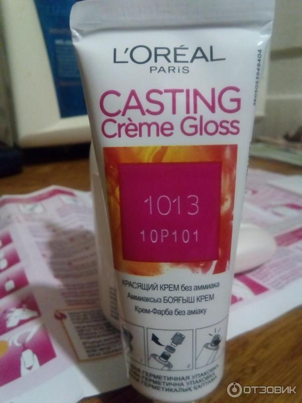 Краска для волос L'OREAL Casting creme gloss светло-светло русый бежевый 1013 фото