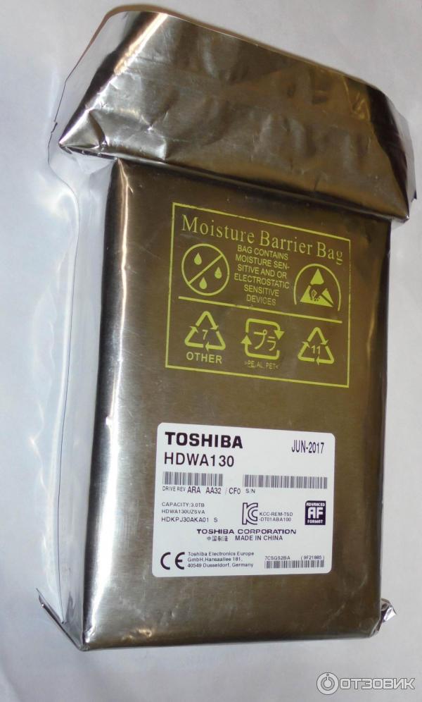 Жесткий диск Toshiba E300 Low-Energy HDWA130 HDKPJ30AKA01 SATA 3TB