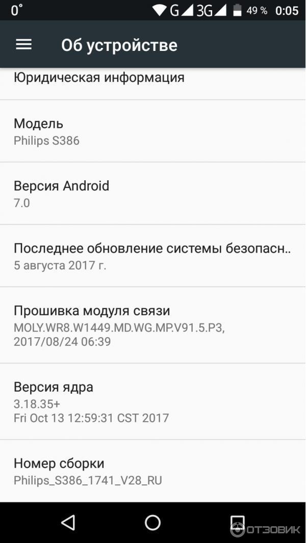 Смартфон Philips S386 фото