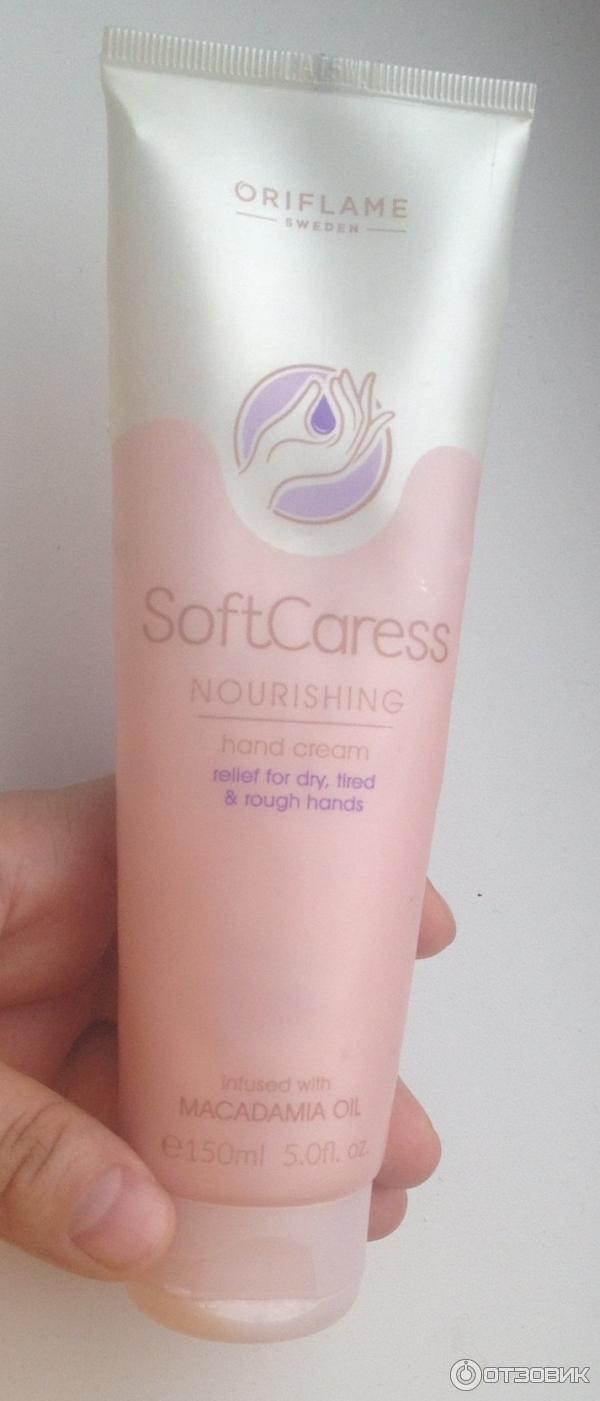 Крем для рук Oriflame SoftCaress Nourishing hand cream фото