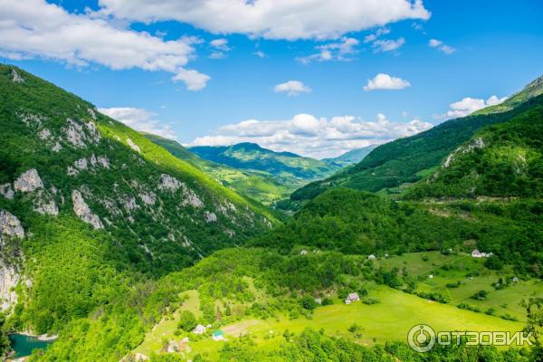 Дорога к мосту Джурджевича над рекой Тара. Черногория.