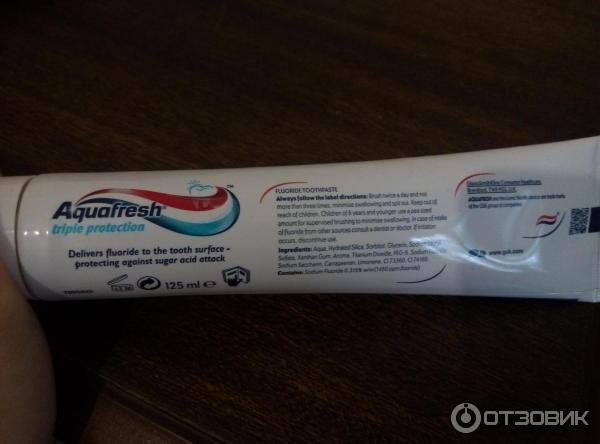 Зубная паста Aquafresh освежающе-мятная фото