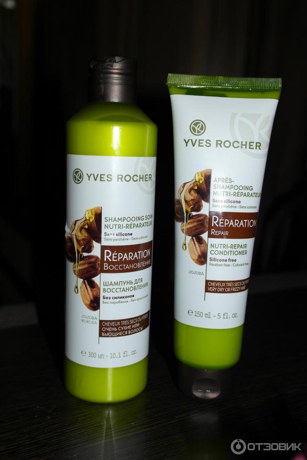 Шампунь и бальзам для волос Yves Rocher Восстановление фото