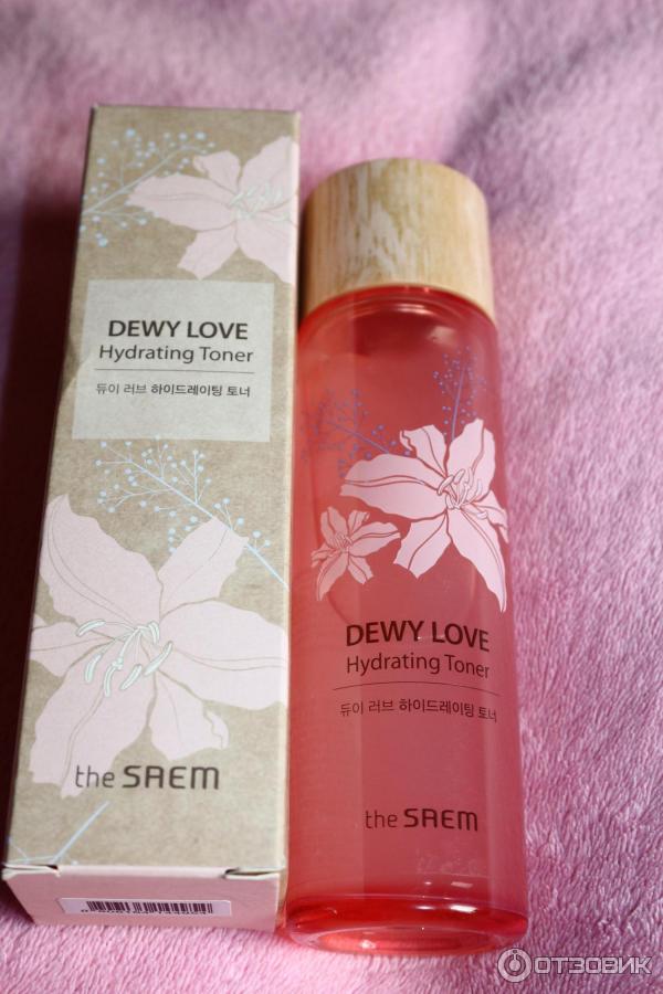 Увлажняющий тонер для лица The Saem Dewy love фото