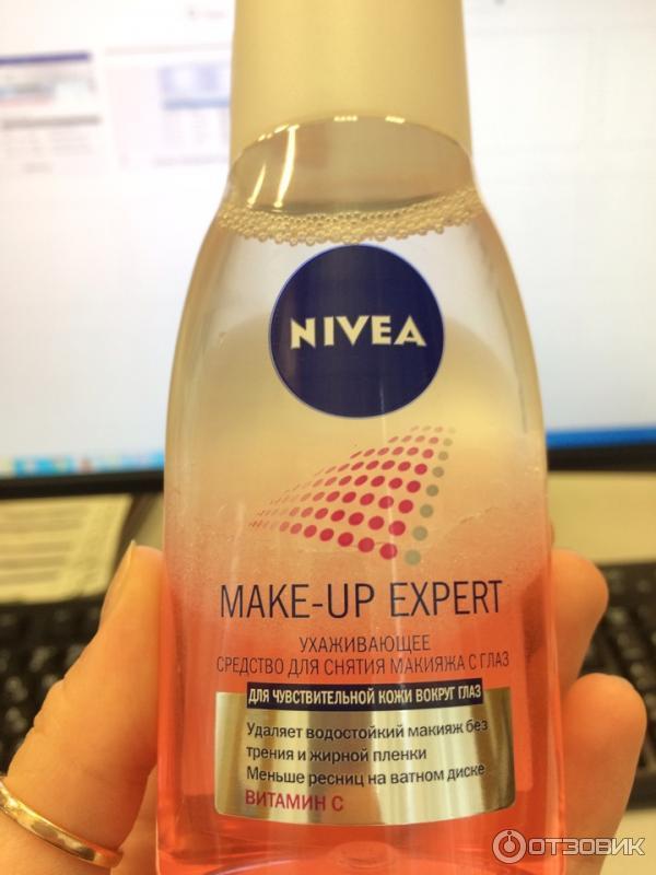 Ухаживающее средство для снятия макияжа с глаз Nivea фото