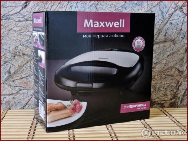 Сэндвичница Maxwell MW-1552 BK фото