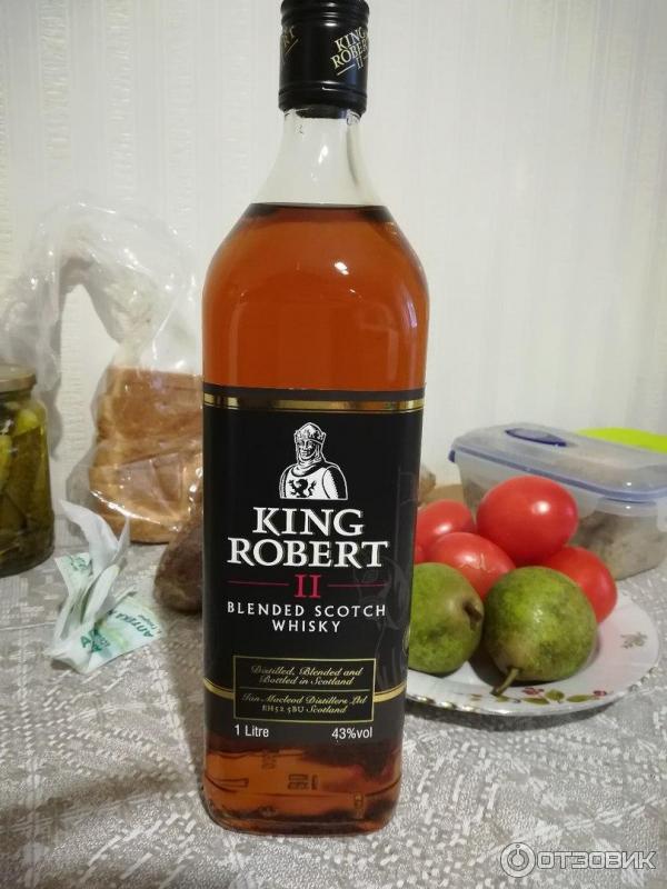 Виски kings. Blended Scotch Whisky King Robert 2.