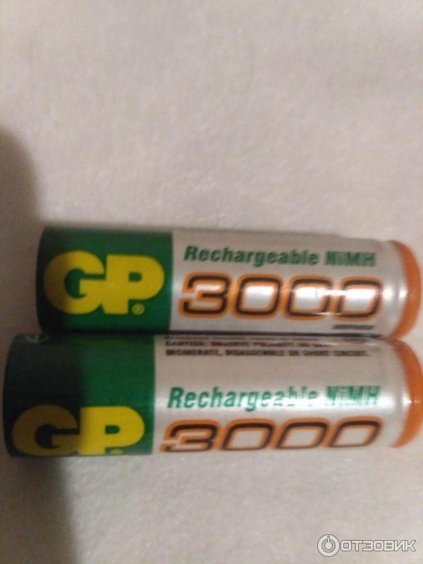 Аккумуляторные батареи AA GP 3000 mAh фото