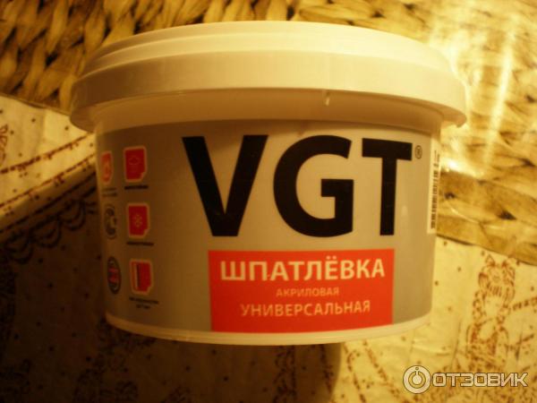 Шпатлевка VGT акриловая универсальная