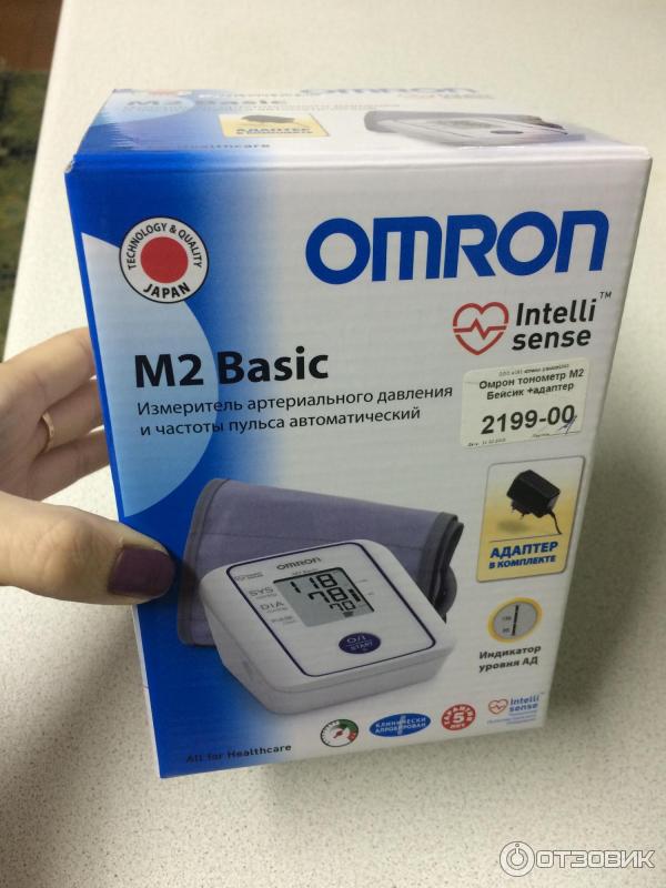 Тонометр автоматический Omron M2 Basic фото