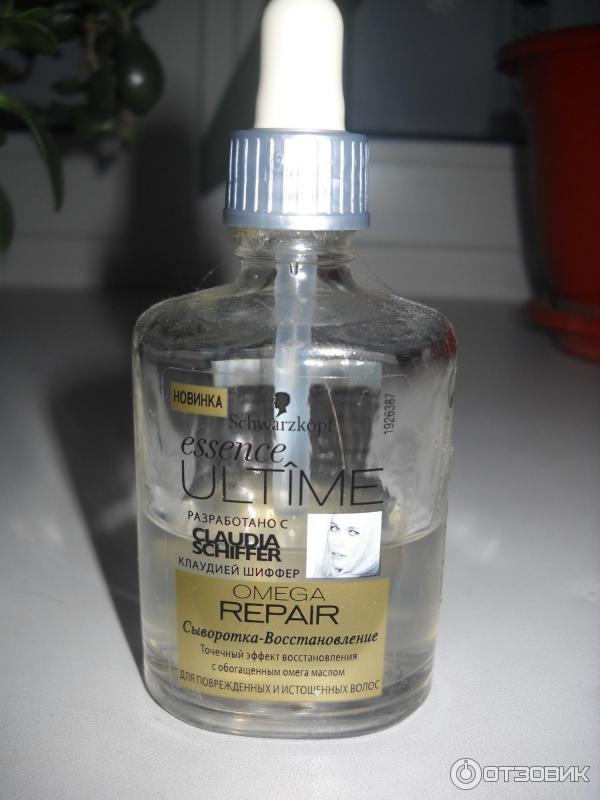 Сыворотка-восстановление Schwarzkopf Essence Ultime Serum Omega Repair для волос фото