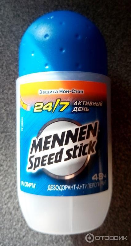 Дезодорант-антиперспирант роликовый для мужчин Mennen Speed Stick 24/7 Активный день фото