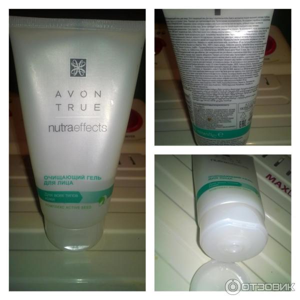 Очищающий гель для лица Avon Nutra effects фото