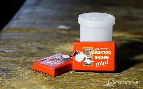 Шоколад молочный Ion Mini (Ион Мини), Греция, Piraeus (Пирей)