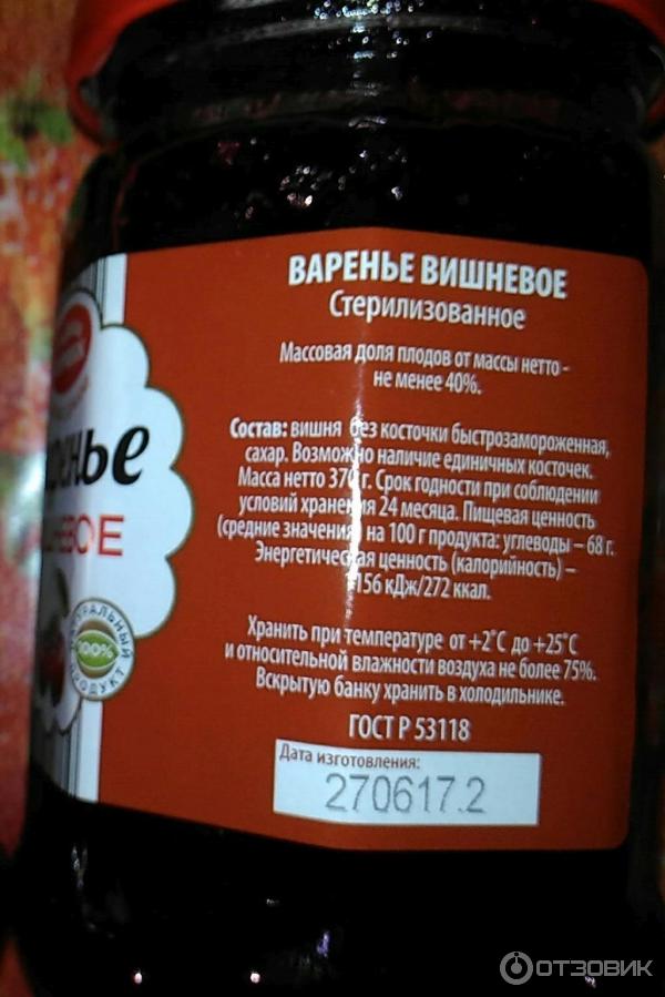 Джем сколько лет. Вишнёвое варенье калорийность. Варенье ккал. КБЖУ Вишневое варенье.