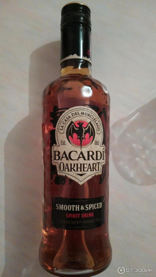 Алкогольный напиток Bacardi OakHeart (на основе рома) фото