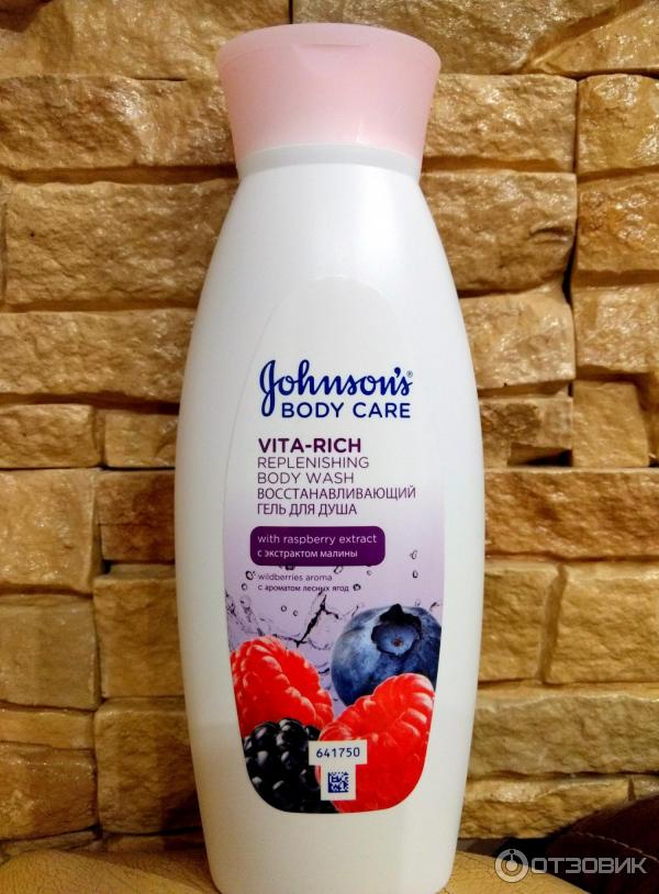 Восстанавливающий гель для душа Johnson's Body Care Vita-Rich фото