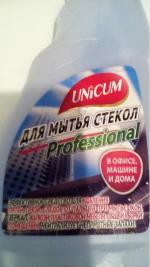 Средство для мытья стекол, пластика и зеркал Unicum фото
