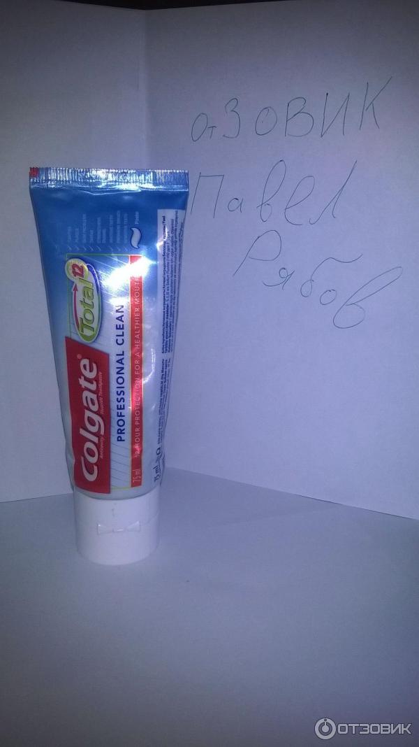 Зубная паста Colgate Total 12 Professional Clean фото