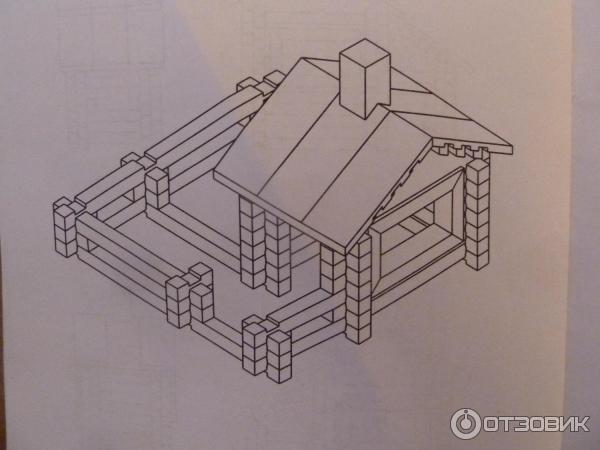 Деревянный конструктор Лесовичок Разборный домик фото