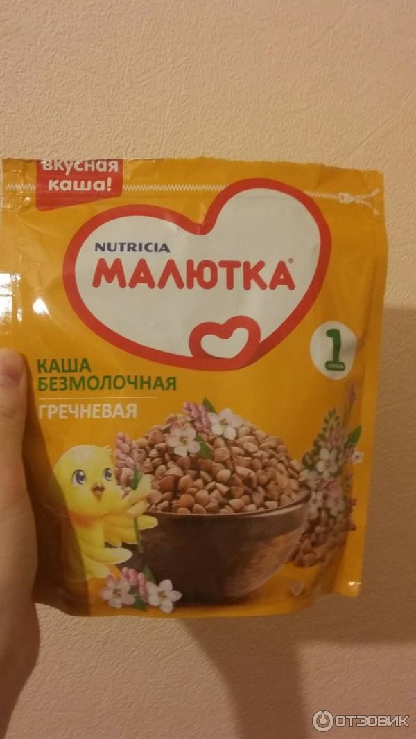 Безмолочная гречневая каша Nutricia Малютка