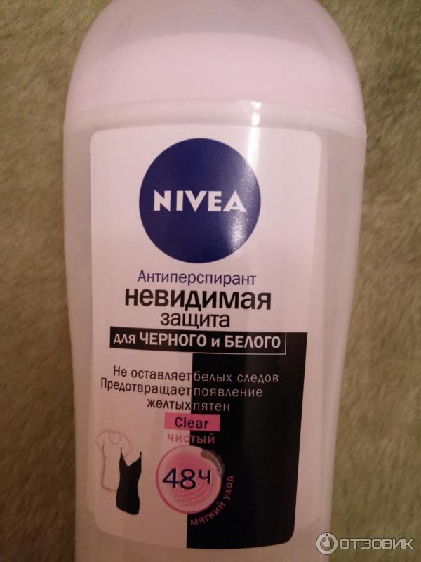 Антиперспирант Nivea Невидимая защита. Для черного и белого стик фото